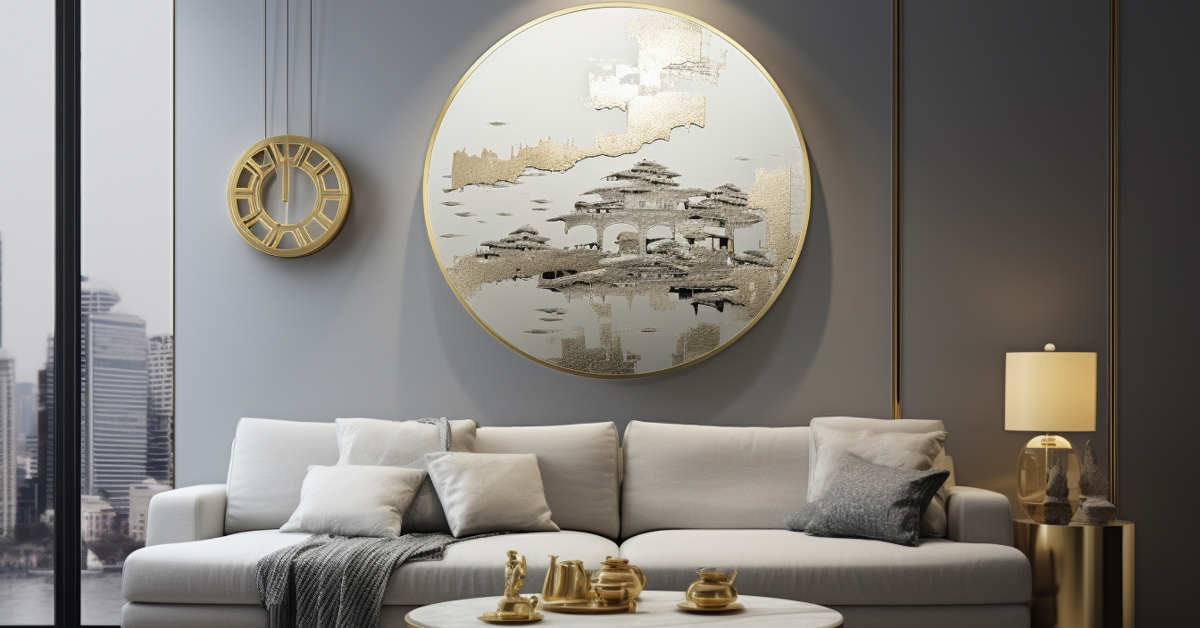 Gilded Horizon Circle